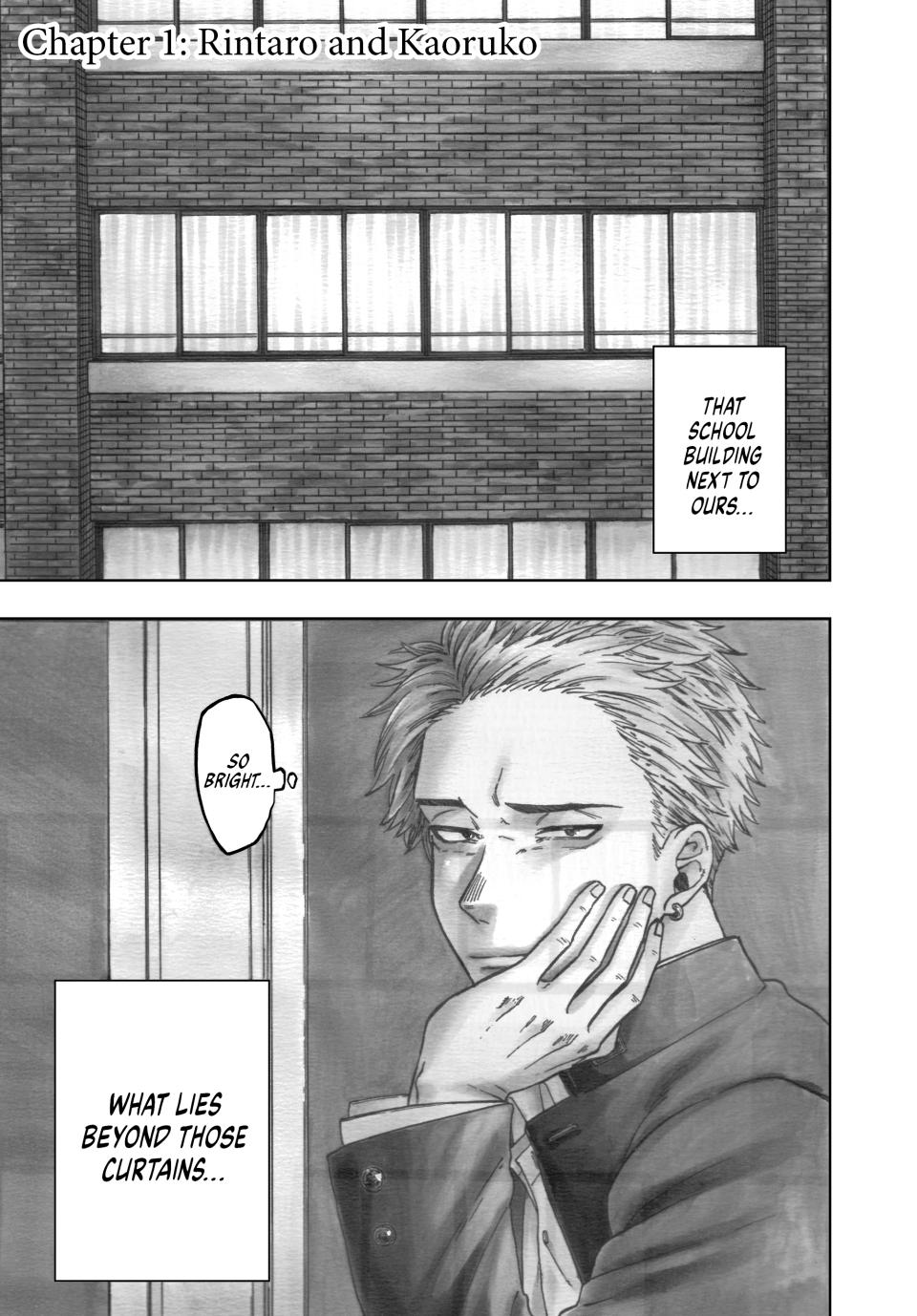 The Fragrant Flower Bloom with Dignity Manga Chapter 1 page 1 - Rintaro and Kaoruko