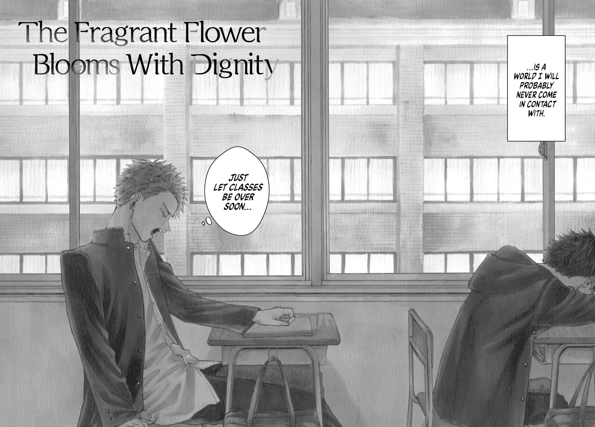 The Fragrant Flower Bloom with Dignity Manga Chapter 1 page 2 - Rintaro and Kaoruko