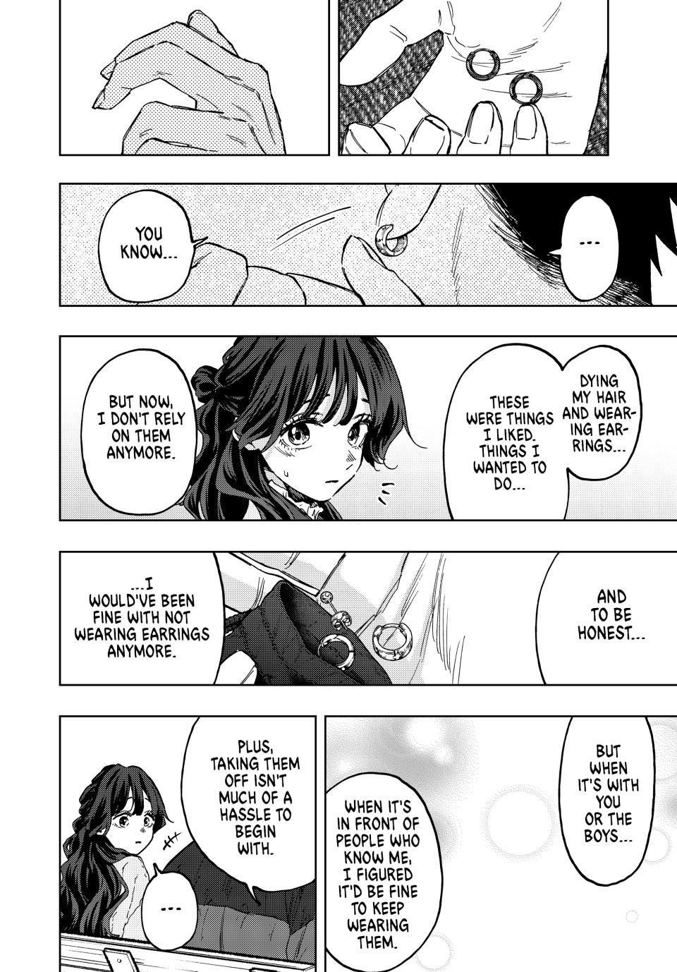 The Fragrant Flower Bloom with Dignity Manga Chapter 102 page 4 - Kaoruko's Present