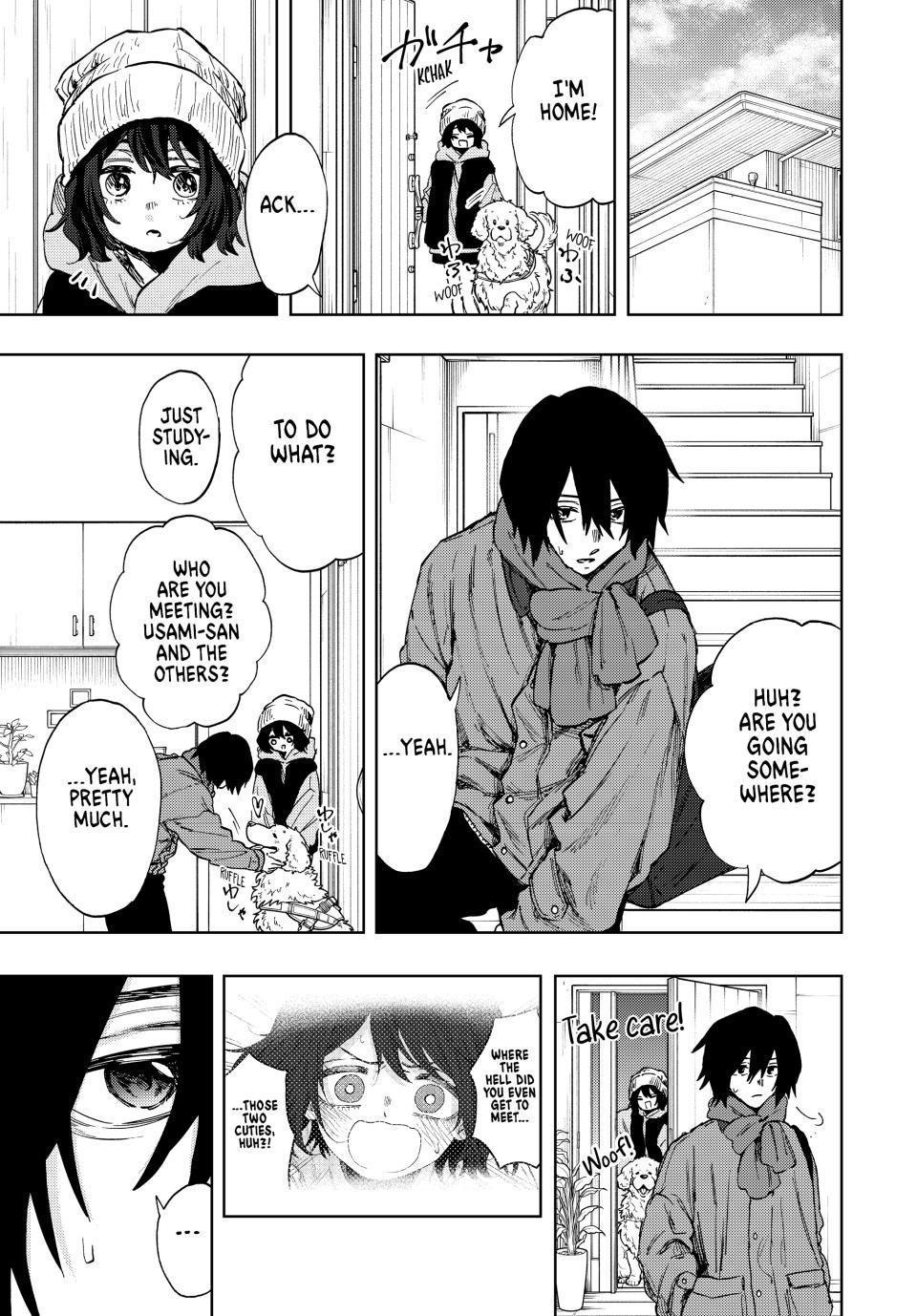 The Fragrant Flower Bloom with Dignity Manga Chapter 108 page 1 - Saku and Subaru's Study Session