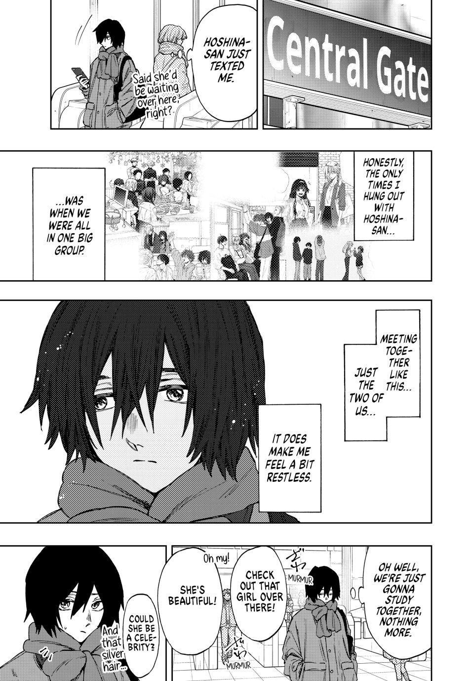 The Fragrant Flower Bloom with Dignity Manga Chapter 108 page 3 - Saku and Subaru's Study Session