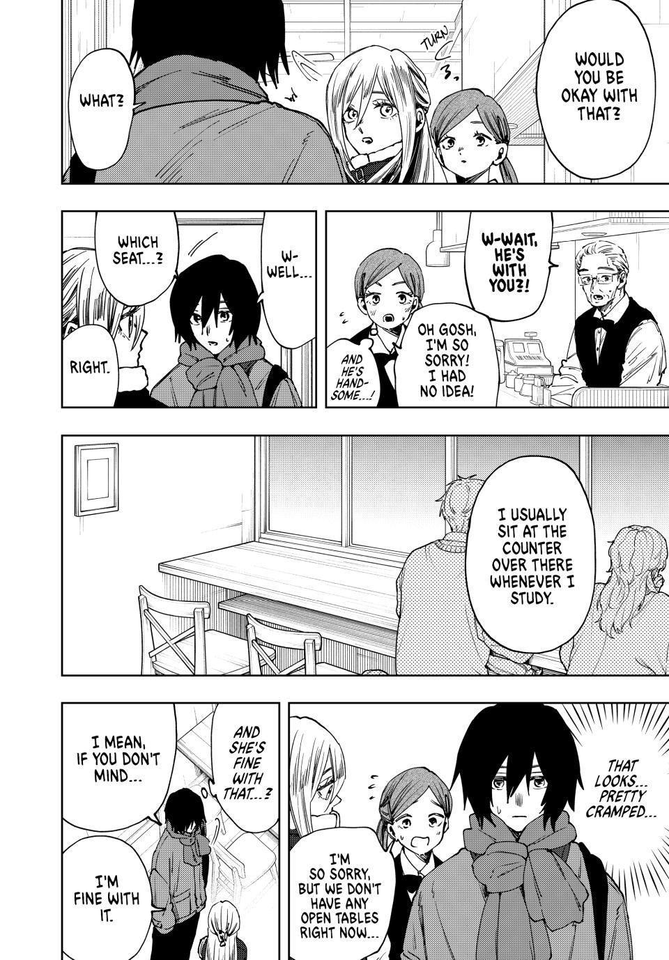 The Fragrant Flower Bloom with Dignity Manga Chapter 108 page 8 - Saku and Subaru's Study Session
