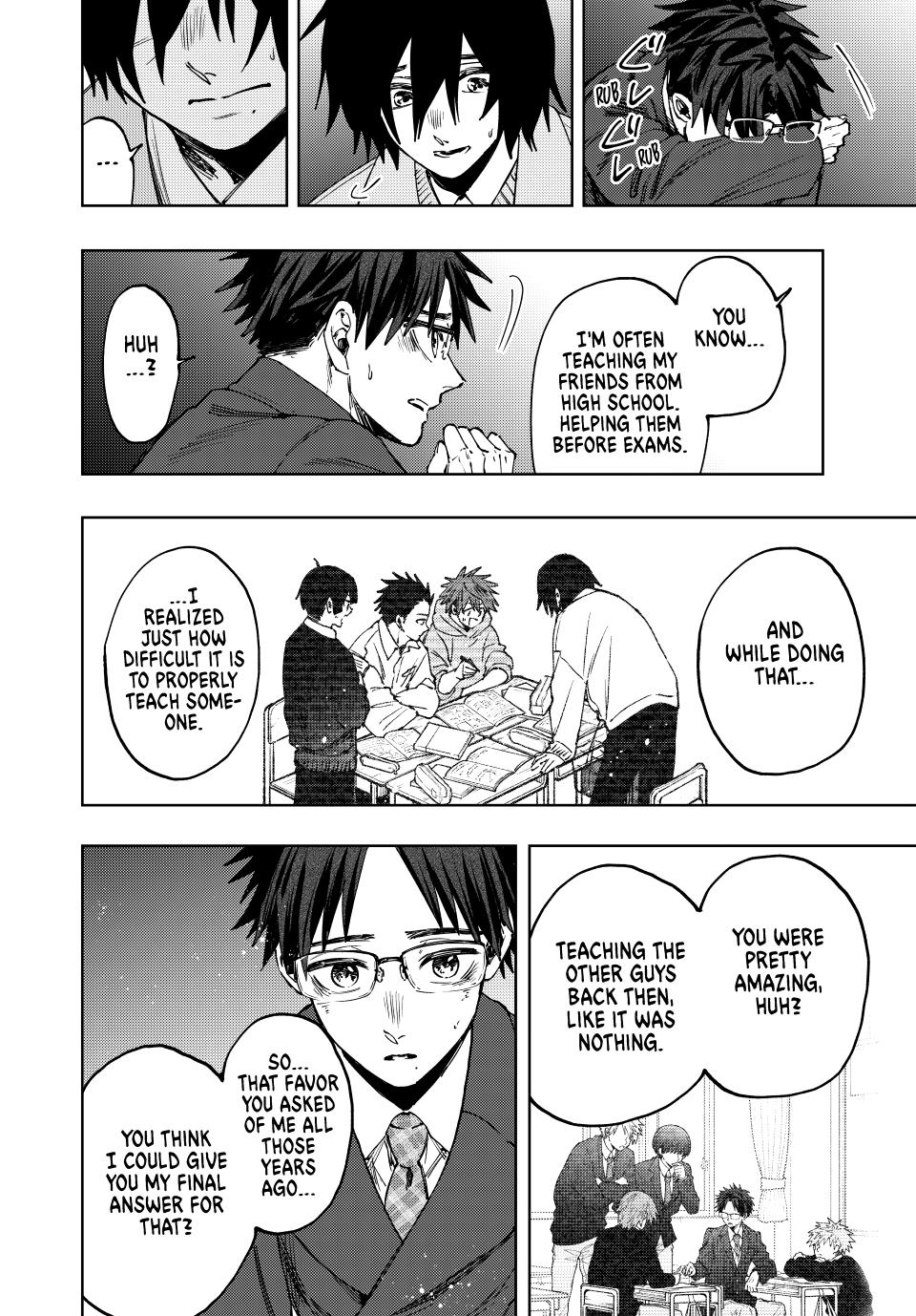 The Fragrant Flower Bloom with Dignity Manga Chapter 114 page 22 - Natsusawa and Hidaka