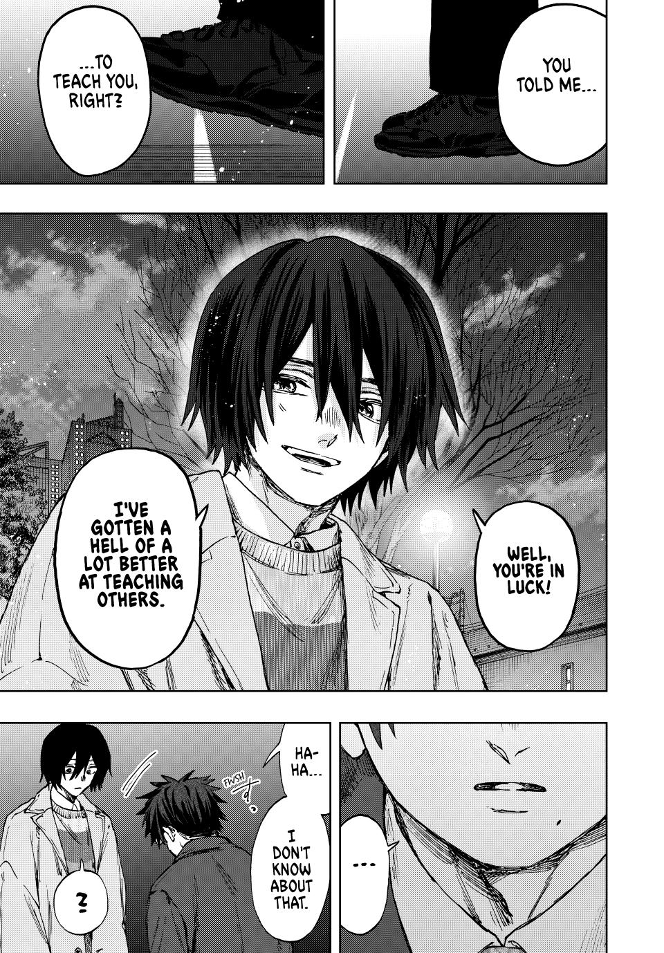 The Fragrant Flower Bloom with Dignity Manga Chapter 114 page 23 - Natsusawa and Hidaka