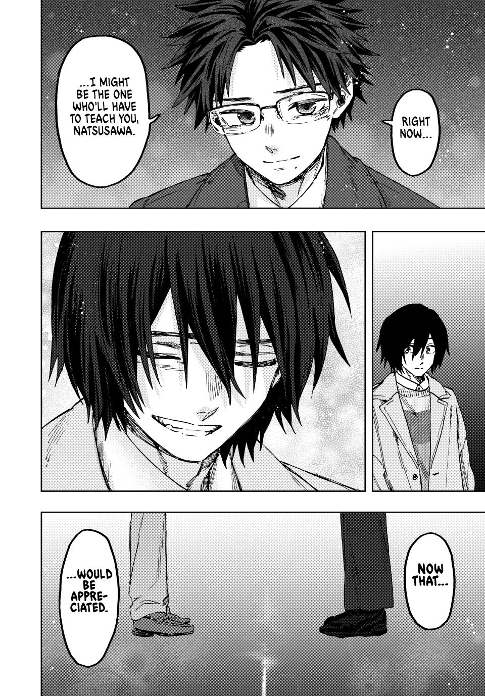 The Fragrant Flower Bloom with Dignity Manga Chapter 114 page 24 - Natsusawa and Hidaka