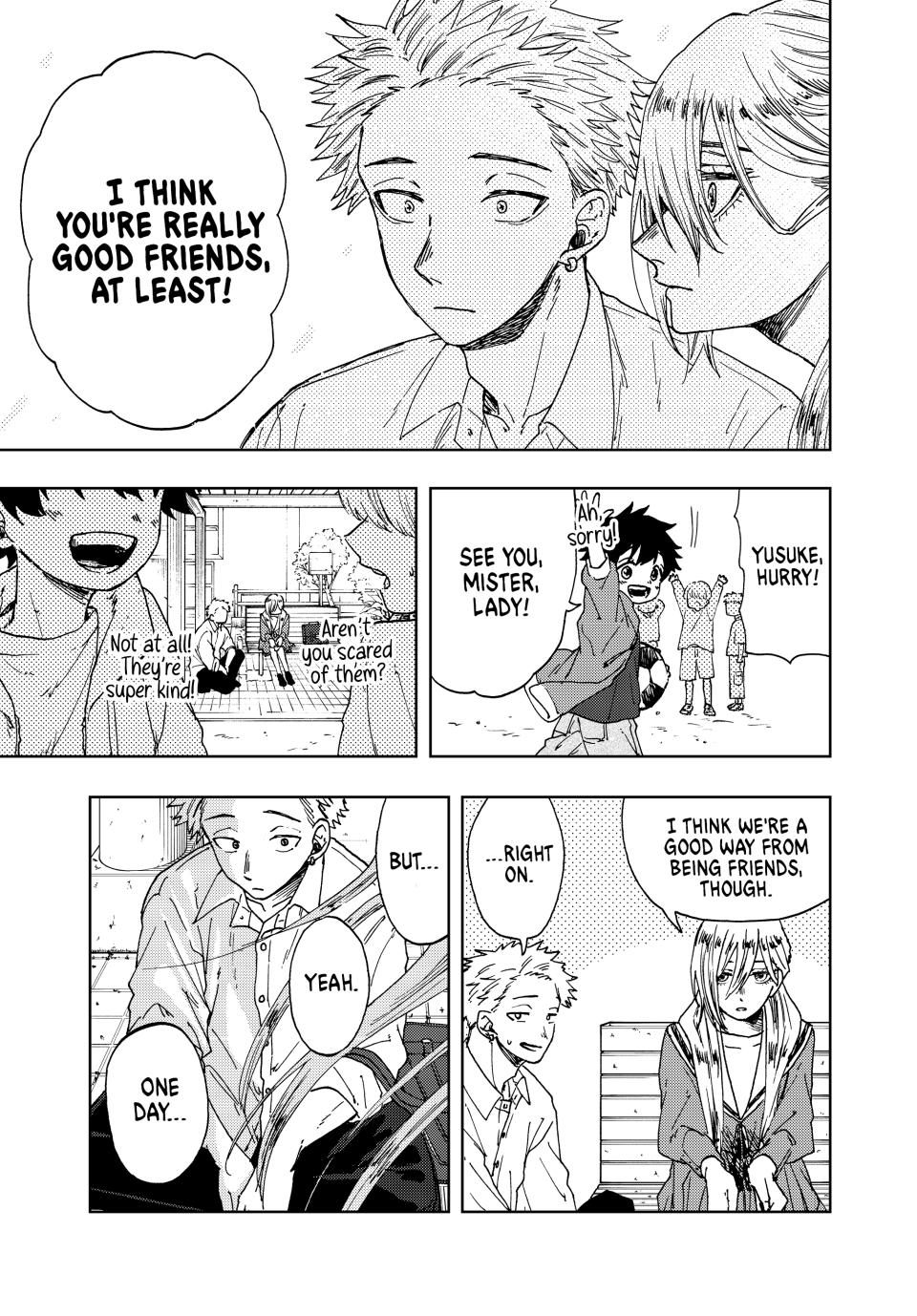 The Fragrant Flower Bloom with Dignity Manga Chapter 12 page 21 - Rintaro and Subaru