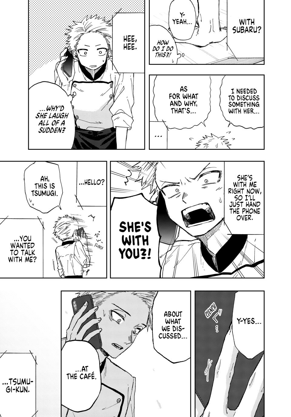 The Fragrant Flower Bloom with Dignity Manga Chapter 12 page 7 - Rintaro and Subaru