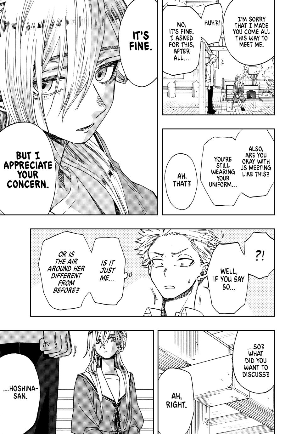 The Fragrant Flower Bloom with Dignity Manga Chapter 12 page 9 - Rintaro and Subaru