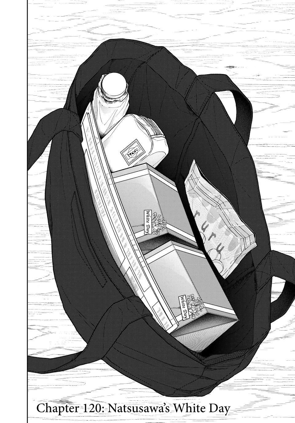 The Fragrant Flower Bloom with Dignity Manga Chapter 120 page 2 - Natsusawa's White Day