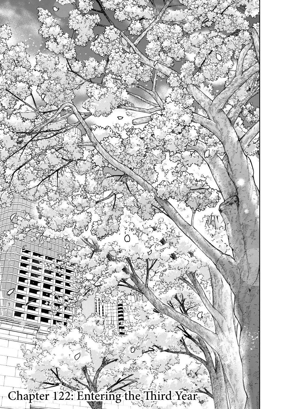 The Fragrant Flower Bloom with Dignity Manga Chapter 122 page 1 - Entering the Third Year