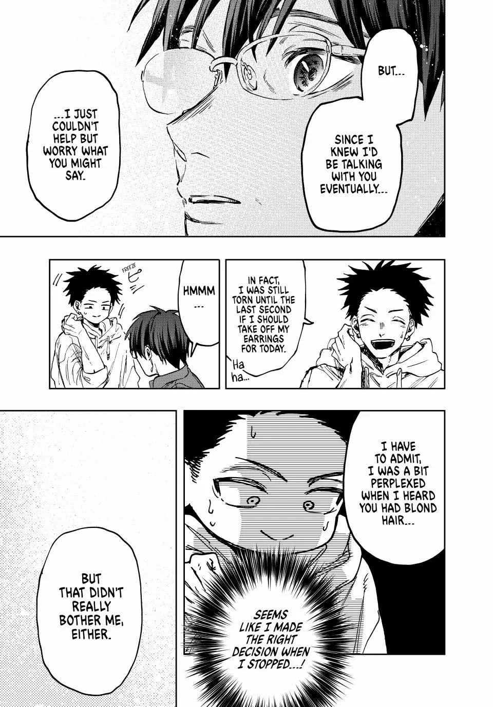 The Fragrant Flower Bloom with Dignity Manga Chapter 126 page 13 - Kaoruko's Father and Rintaro