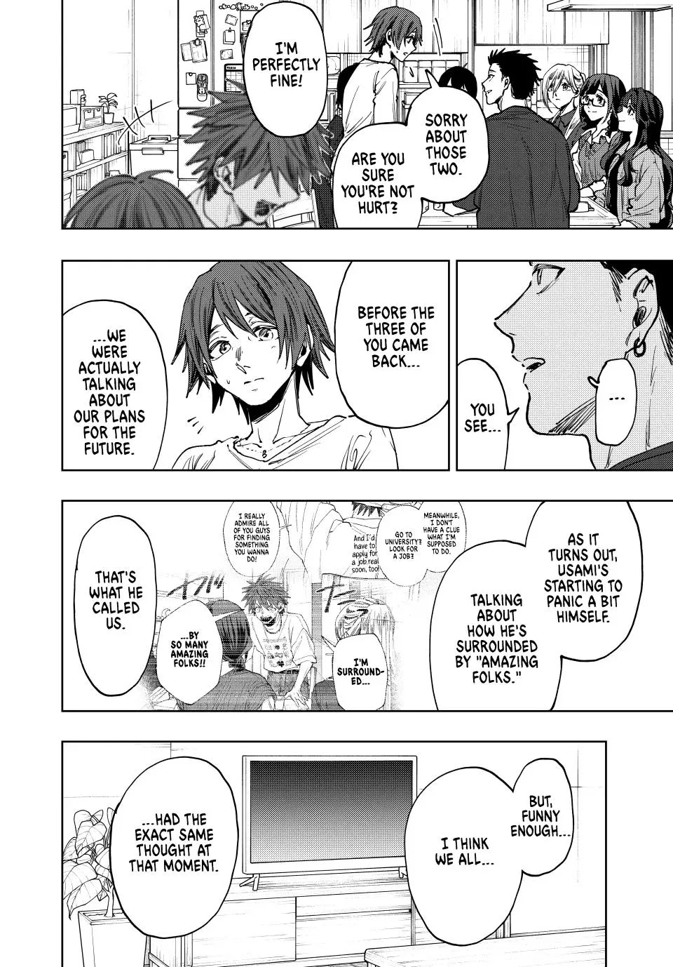 The Fragrant Flower Bloom with Dignity Manga Chapter 133 page 14 - Older Brother Usami