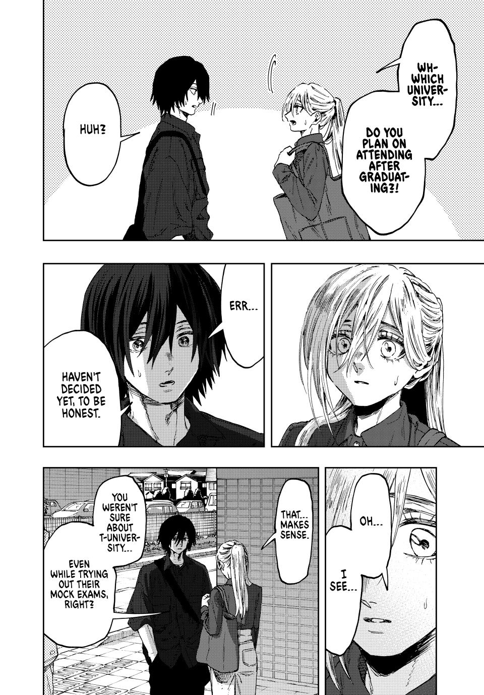 The Fragrant Flower Bloom with Dignity Manga Chapter 134 page 16 - Subaru's Concerns