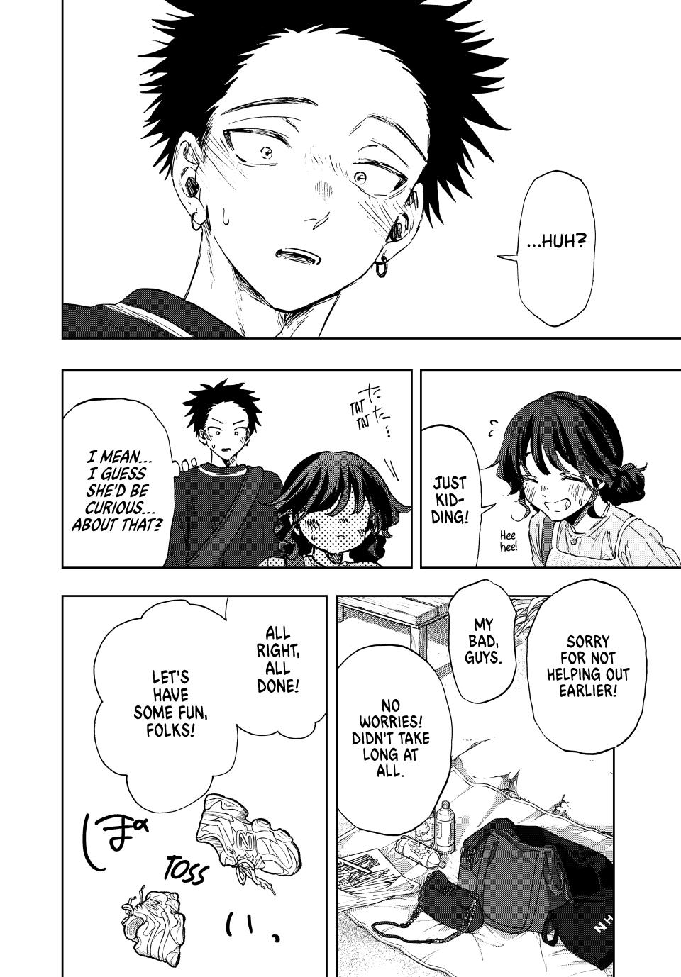 The Fragrant Flower Bloom with Dignity Manga Chapter 137 page 12 - Back at That Beach