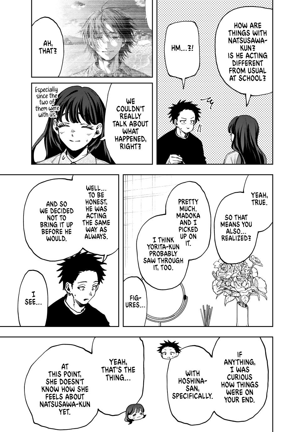 The Fragrant Flower Bloom with Dignity Manga Chapter 142 page 15 - Visiting Kaoruko's Room