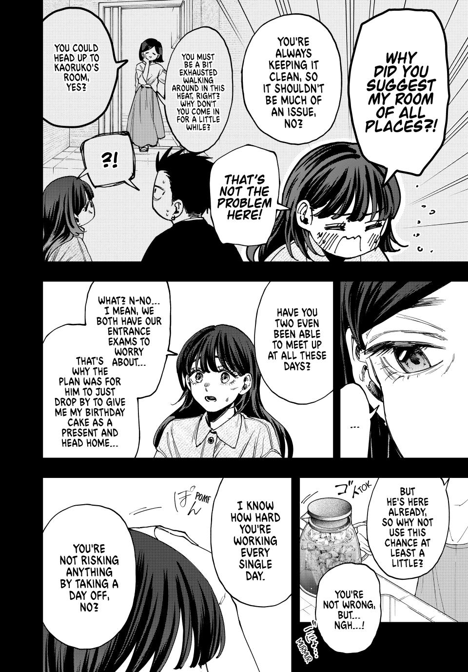 The Fragrant Flower Bloom with Dignity Manga Chapter 142 page 4 - Visiting Kaoruko's Room