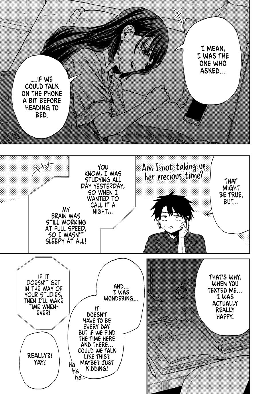 The Fragrant Flower Bloom with Dignity Manga Chapter 144 page 15 - Rintaro's Summer Break