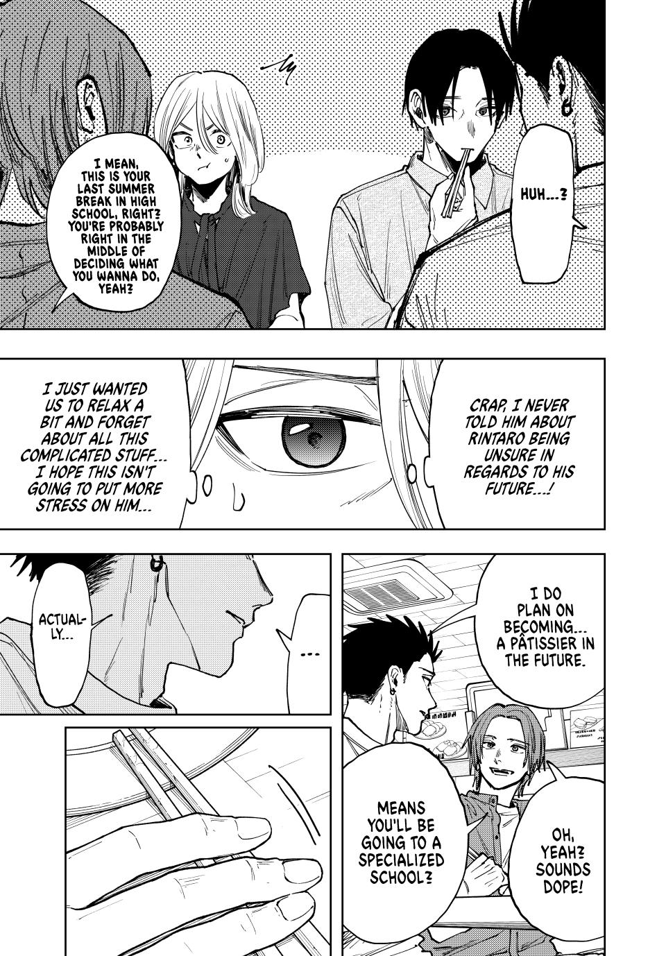 The Fragrant Flower Bloom with Dignity Manga Chapter 145 page 9 - Rintaro's Path