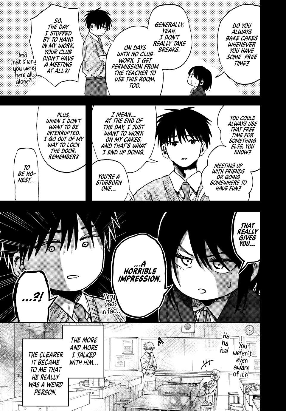 The Fragrant Flower Bloom with Dignity Manga Chapter 154 page 13 - Kyoko and Keiichiro