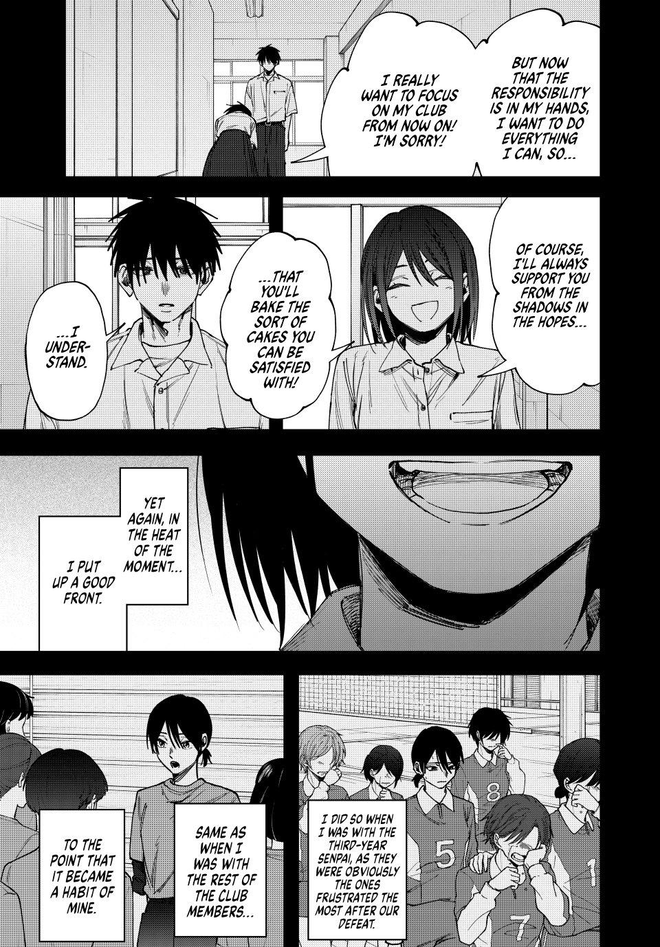 The Fragrant Flower Bloom with Dignity Manga Chapter 154 page 17 - Kyoko and Keiichiro