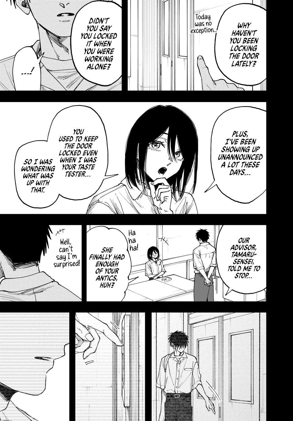 The Fragrant Flower Bloom with Dignity Manga Chapter 155 page 15 - Keiichiro and Kyoko