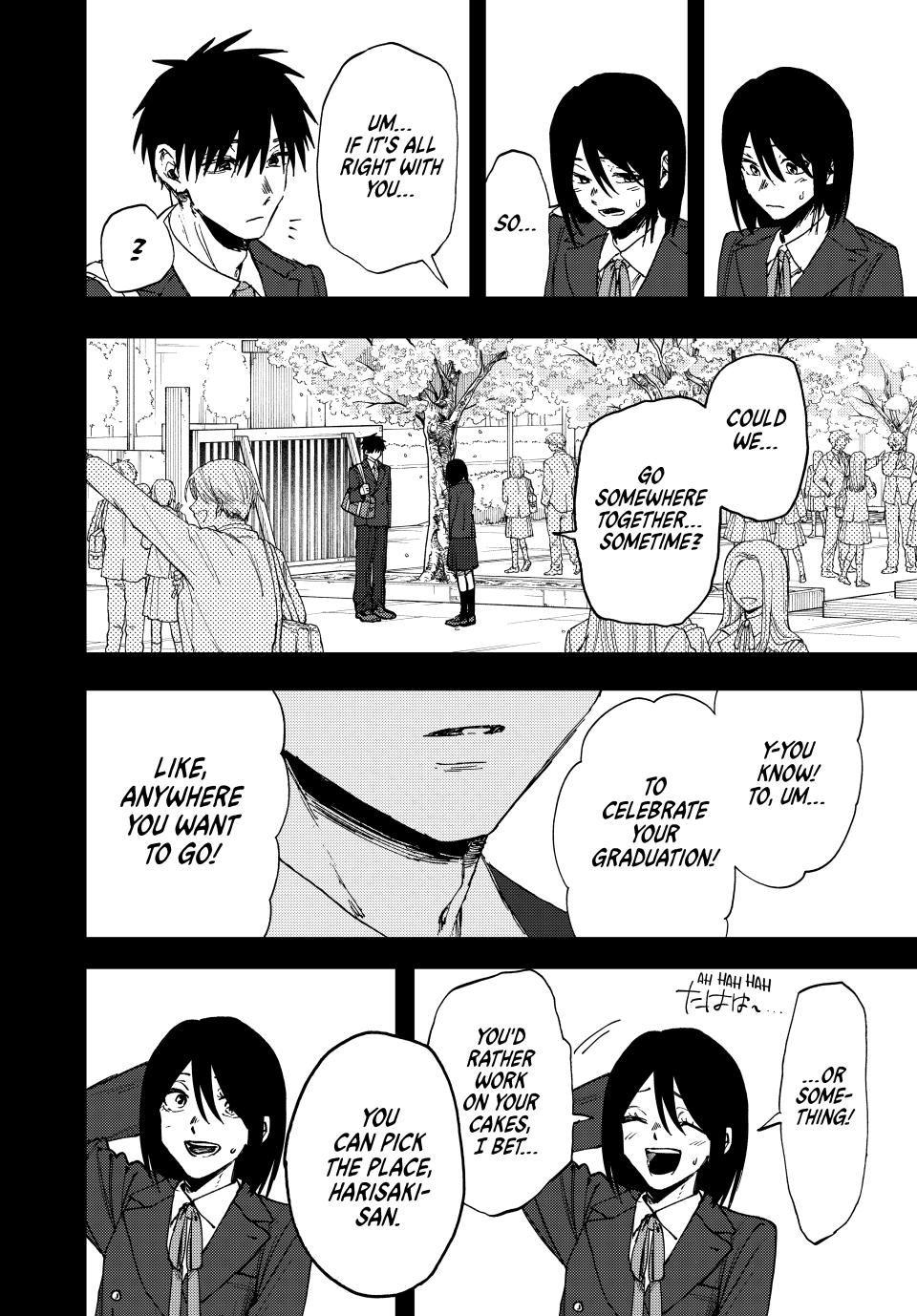 The Fragrant Flower Bloom with Dignity Manga Chapter 155 page 20 - Keiichiro and Kyoko