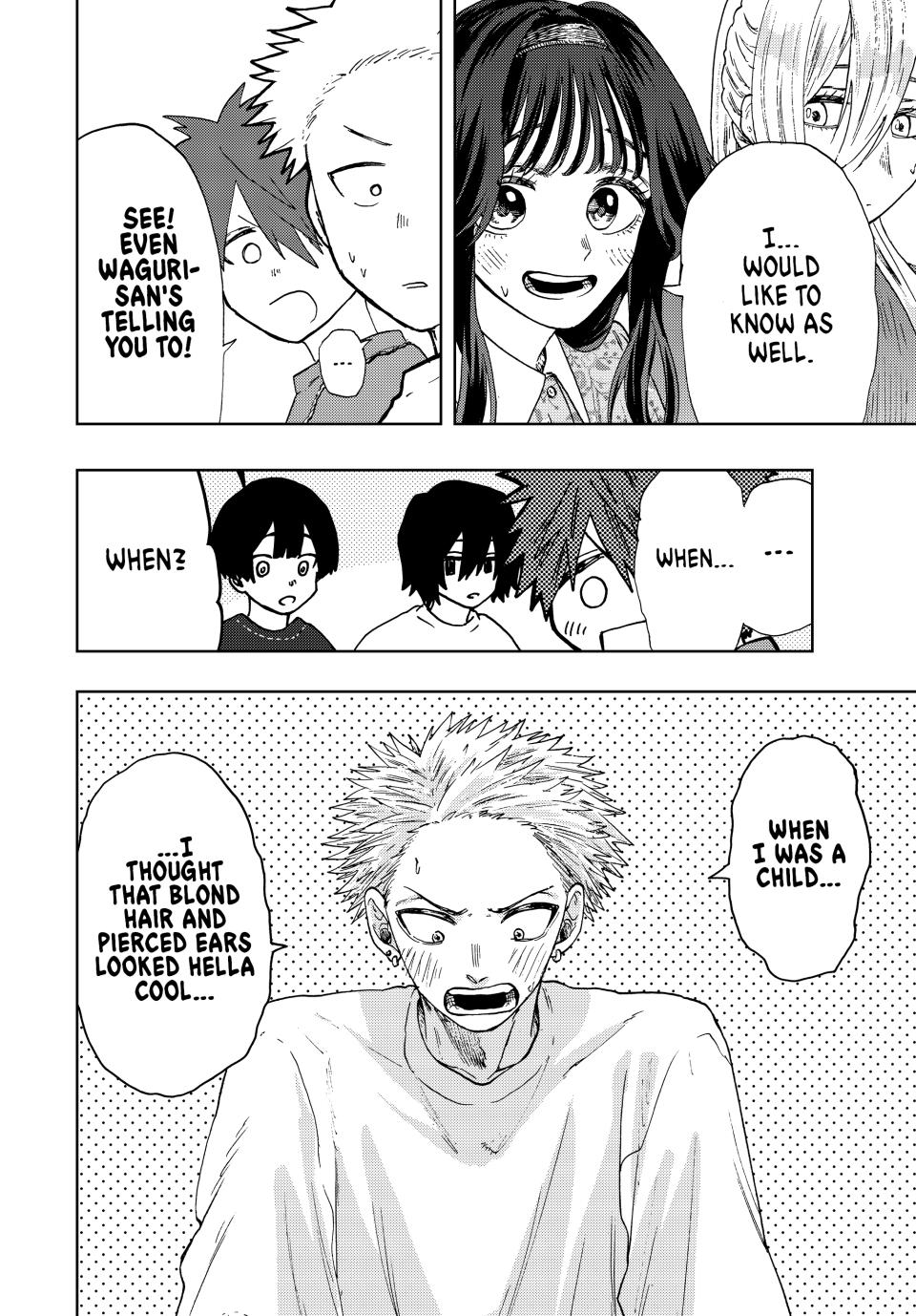 The Fragrant Flower Bloom with Dignity Manga Chapter 21 page 12 - Blond Hair and Pierced Ears