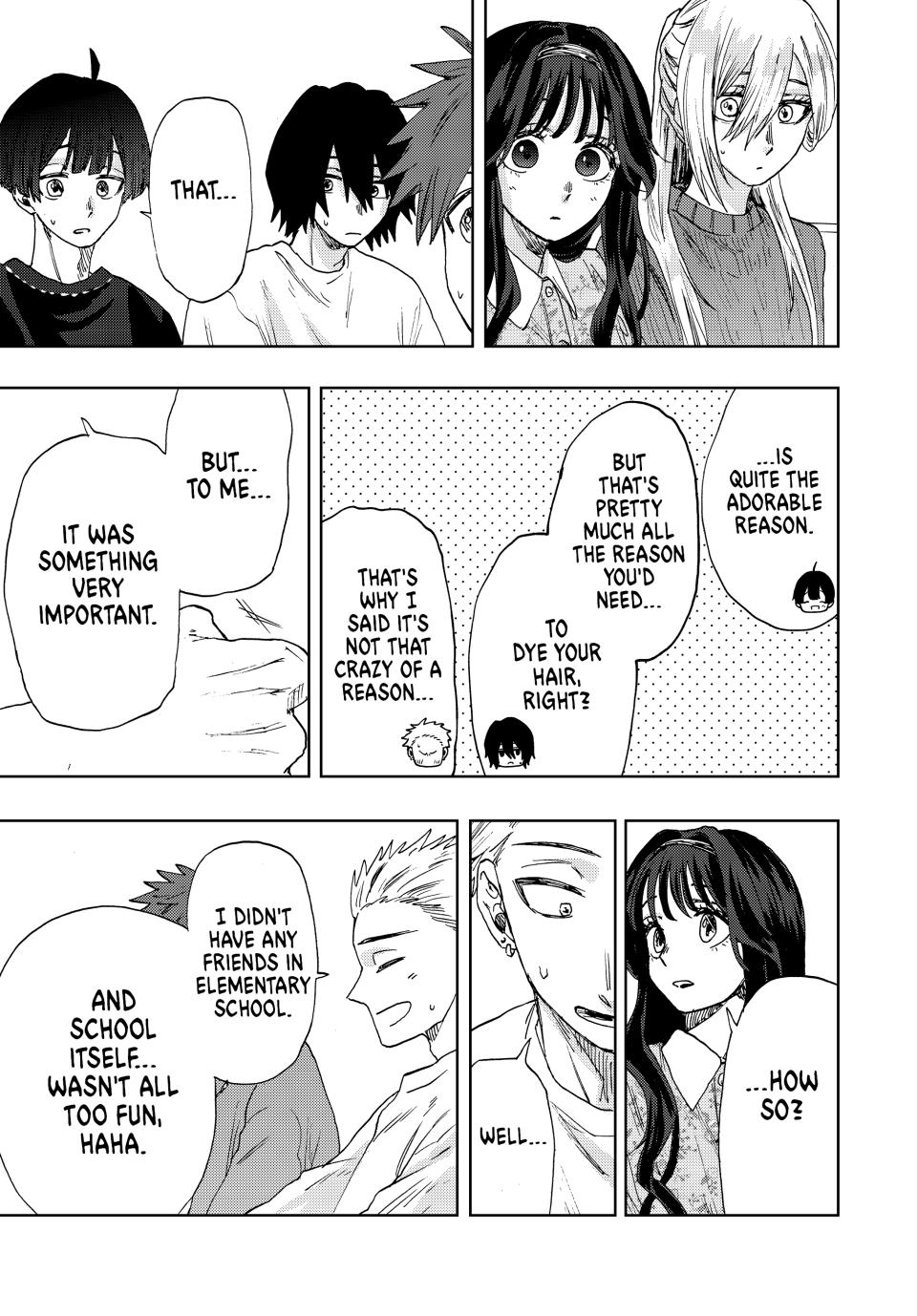 The Fragrant Flower Bloom with Dignity Manga Chapter 21 page 13 - Blond Hair and Pierced Ears