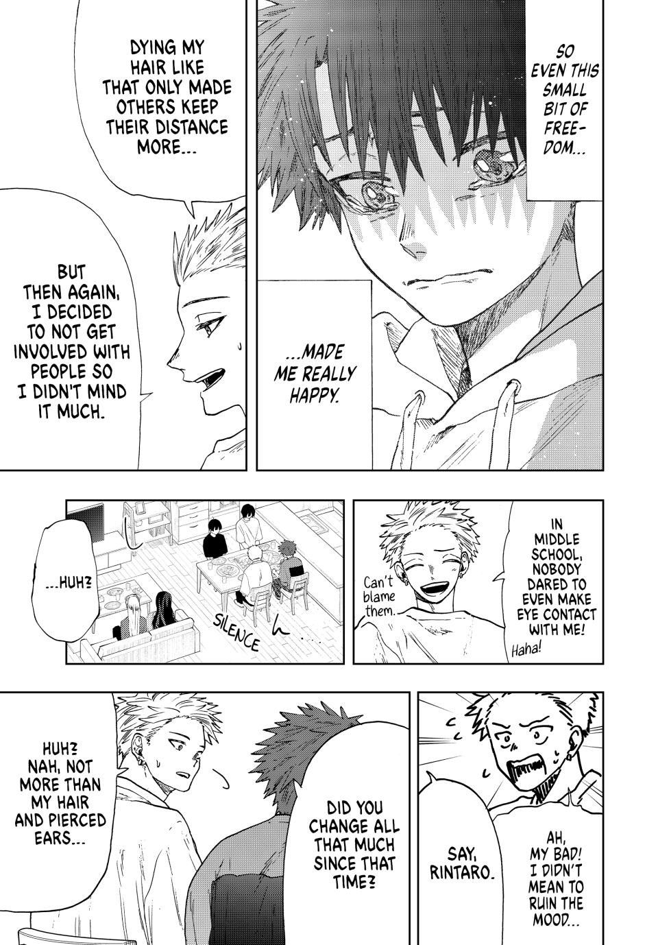 The Fragrant Flower Bloom with Dignity Manga Chapter 21 page 17 - Blond Hair and Pierced Ears