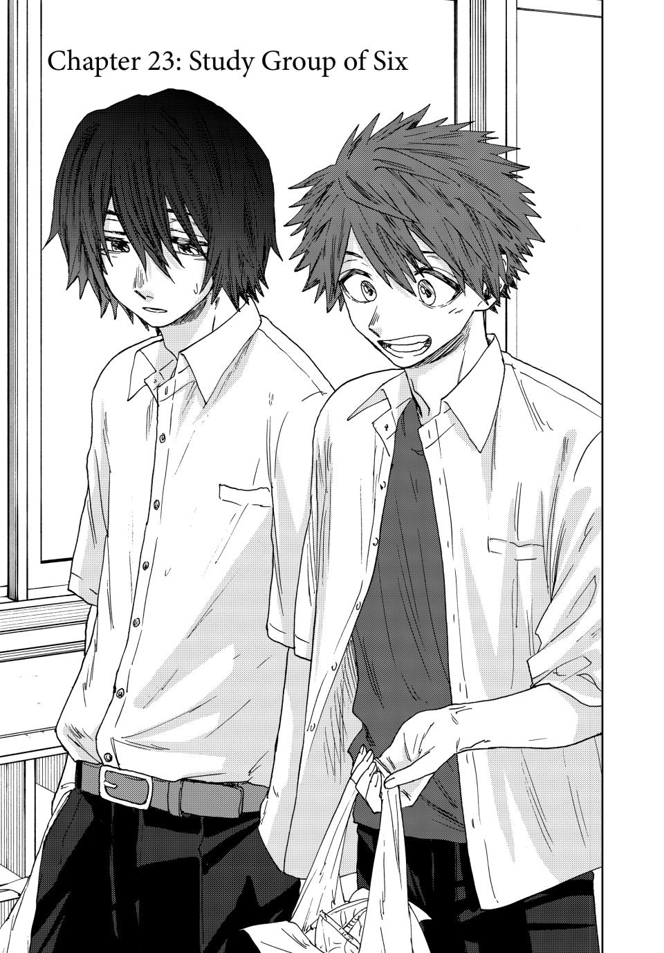 The Fragrant Flower Bloom with Dignity Manga Chapter 23 page 1 - Six Person Study Group