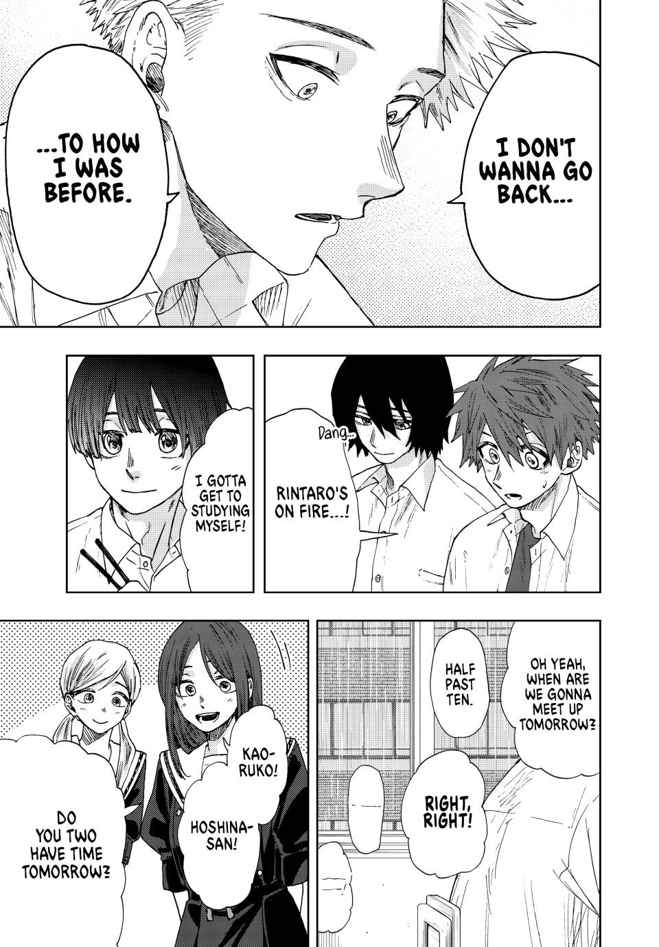 The Fragrant Flower Bloom with Dignity Manga Chapter 23 page 3 - Six Person Study Group