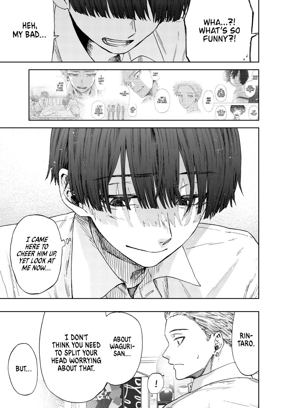 The Fragrant Flower Bloom with Dignity Manga Chapter 26 page 11 - Yorita and Rintaro
