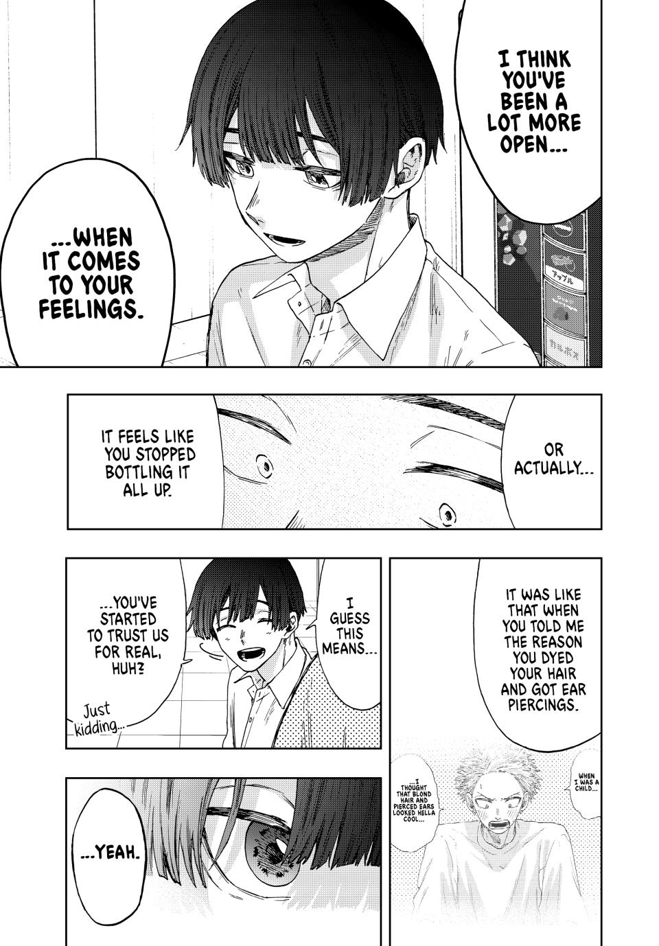 The Fragrant Flower Bloom with Dignity Manga Chapter 26 page 29 - Yorita and Rintaro