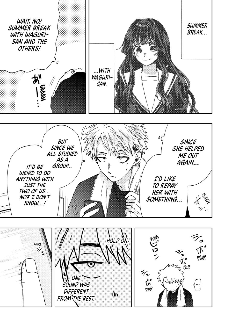 The Fragrant Flower Bloom with Dignity Manga Chapter 26 page 39 - Yorita and Rintaro