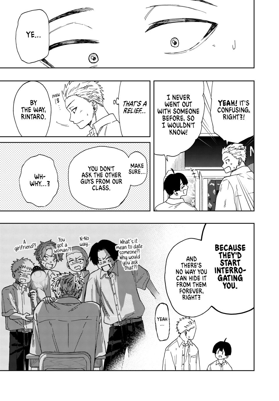 The Fragrant Flower Bloom with Dignity Manga Chapter 26 page 5 - Yorita and Rintaro