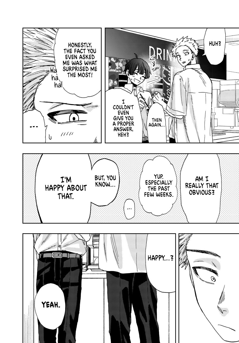 The Fragrant Flower Bloom with Dignity Manga Chapter 26 page 8 - Yorita and Rintaro