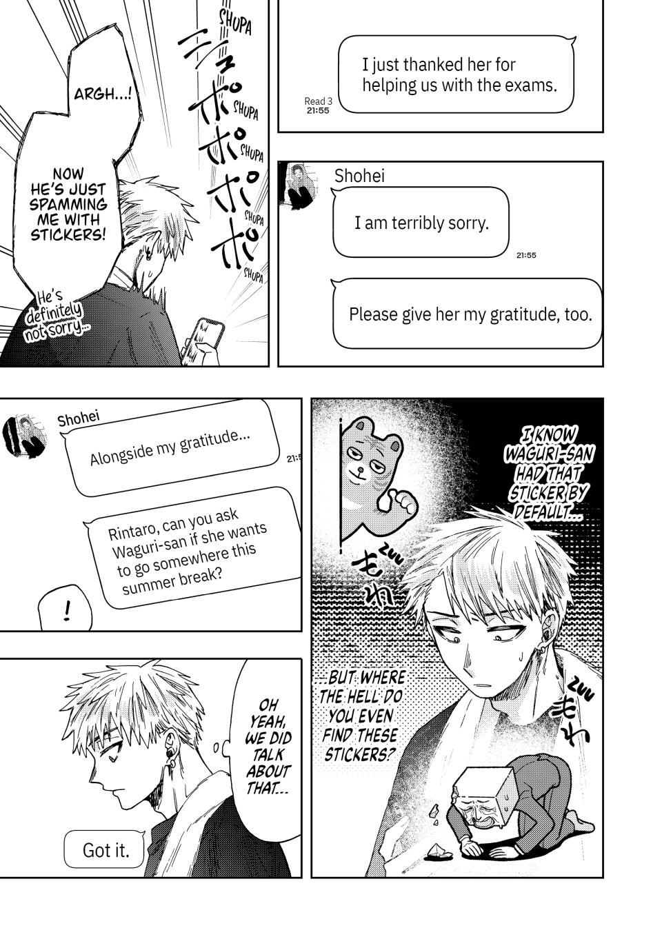 The Fragrant Flower Bloom with Dignity Manga Chapter 27 page 9 - Group Chat