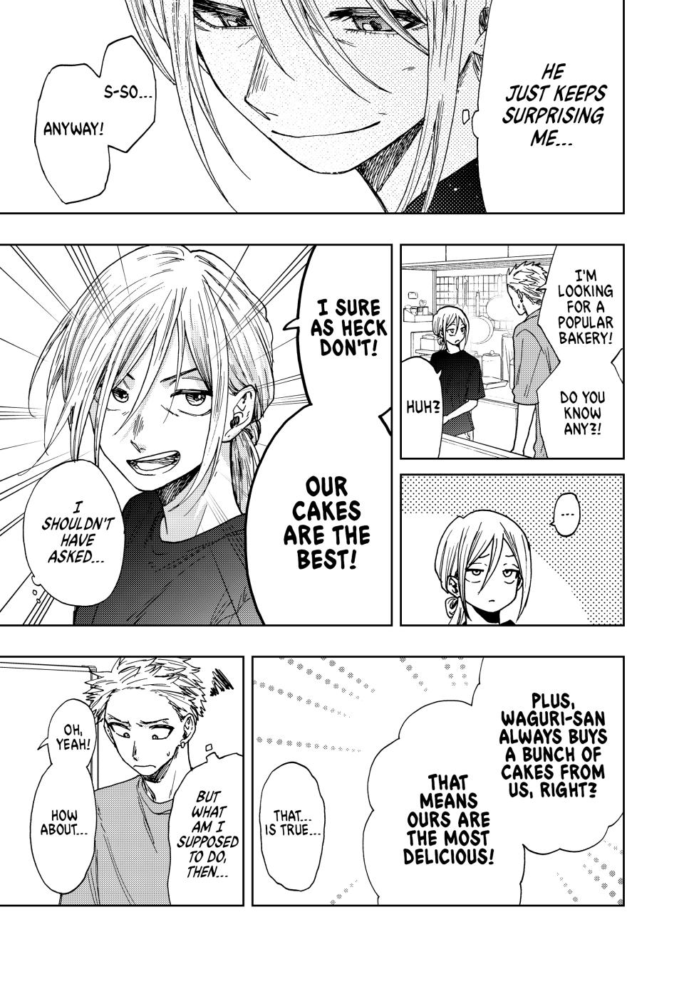 The Fragrant Flower Bloom with Dignity Manga Chapter 28 page 11 - Waguri-san's Birthday