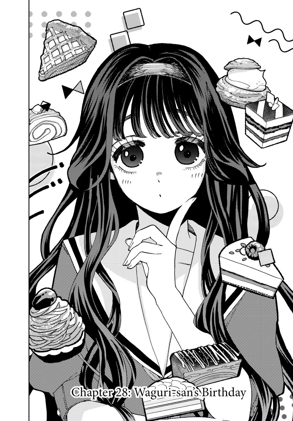 The Fragrant Flower Bloom with Dignity Manga Chapter 28 page 2 - Waguri-san's Birthday