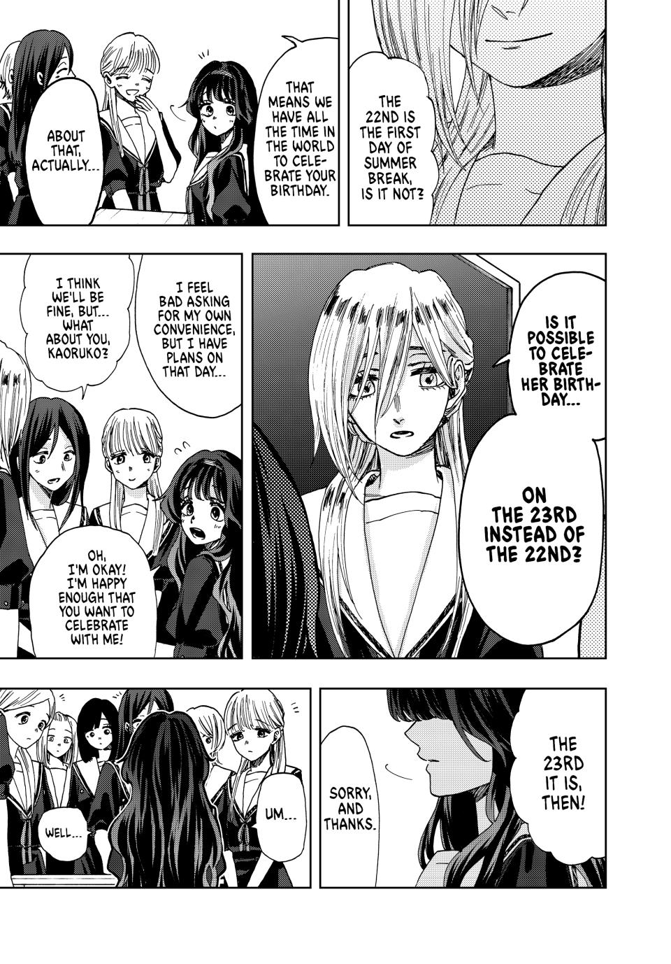 The Fragrant Flower Bloom with Dignity Manga Chapter 29 page 7 - July 22nd