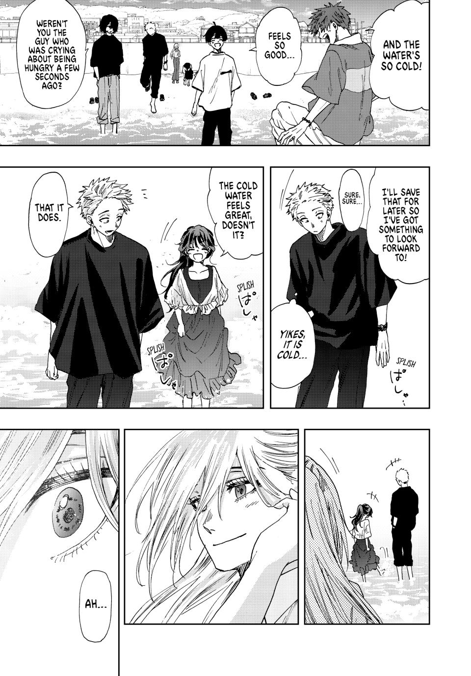 The Fragrant Flower Bloom with Dignity Manga Chapter 33 page 11 - Bewilderment at the Beachside