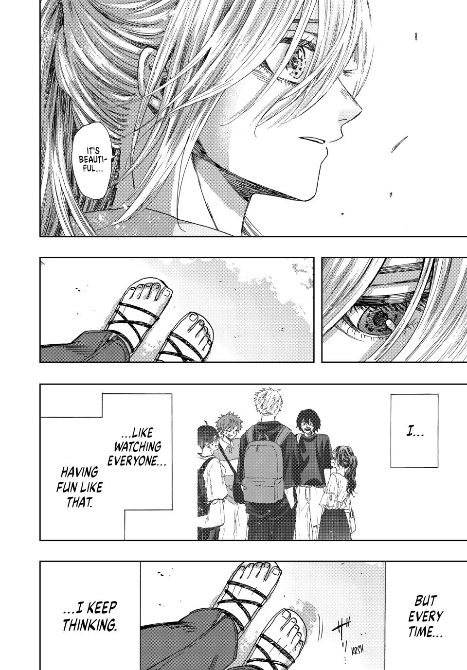 The Fragrant Flower Bloom with Dignity Manga Chapter 33 page 14 - Bewilderment at the Beachside