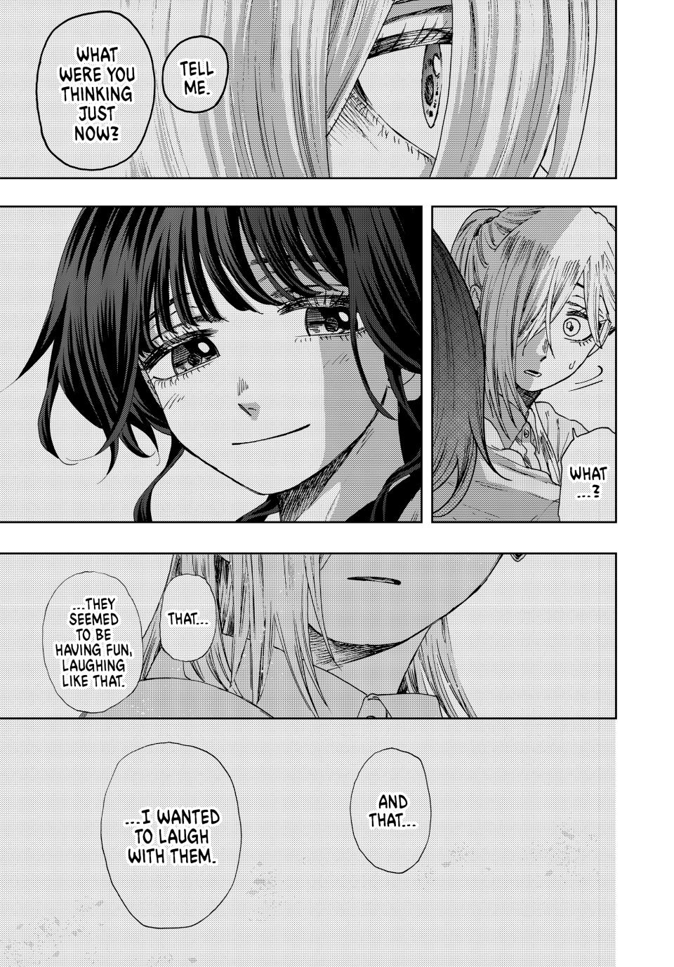 The Fragrant Flower Bloom with Dignity Manga Chapter 34 page 35 - I Want to Be Here