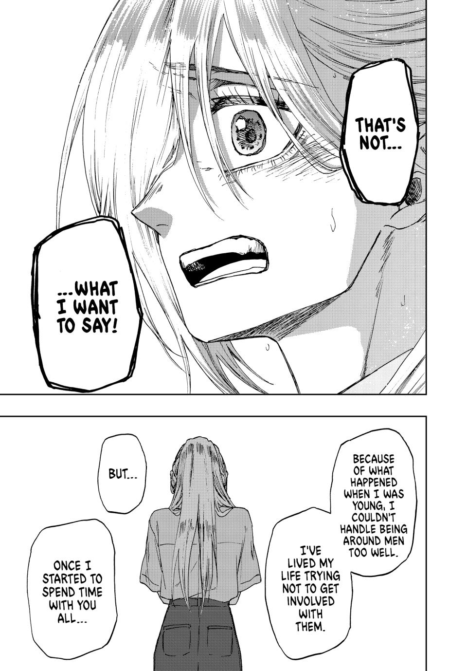 The Fragrant Flower Bloom with Dignity Manga Chapter 34 page 5 - I Want to Be Here