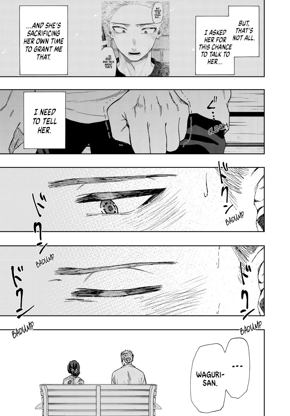 The Fragrant Flower Bloom with Dignity Manga Chapter 38 page 11 - Rintaro's Feelings