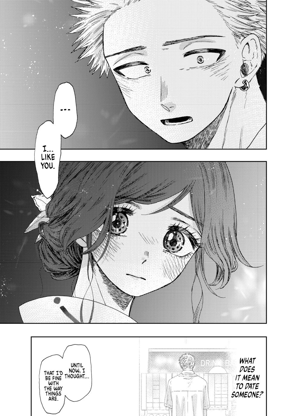 The Fragrant Flower Bloom with Dignity Manga Chapter 38 page 36 - Rintaro's Feelings