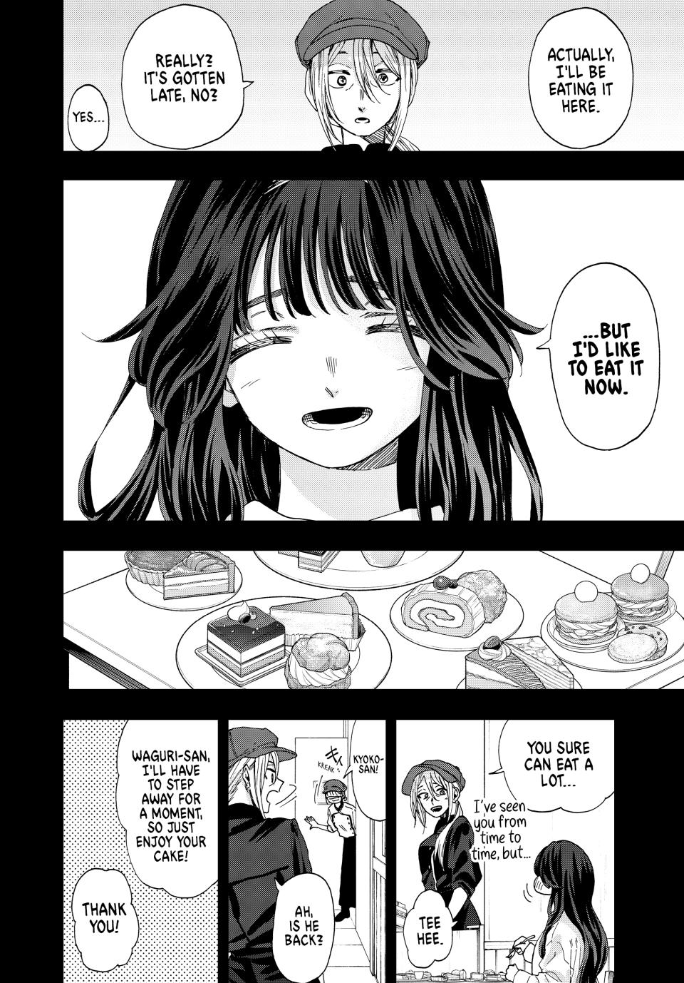 The Fragrant Flower Bloom with Dignity Manga Chapter 40 page 10 - Kaoruko and Rintaro