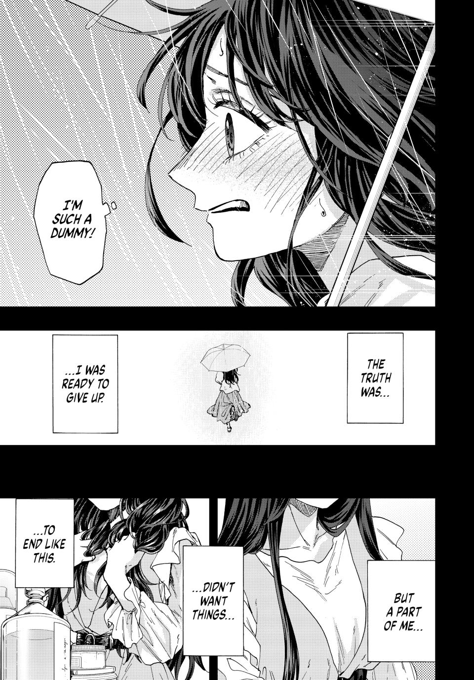 The Fragrant Flower Bloom with Dignity Manga Chapter 40 page 15 - Kaoruko and Rintaro