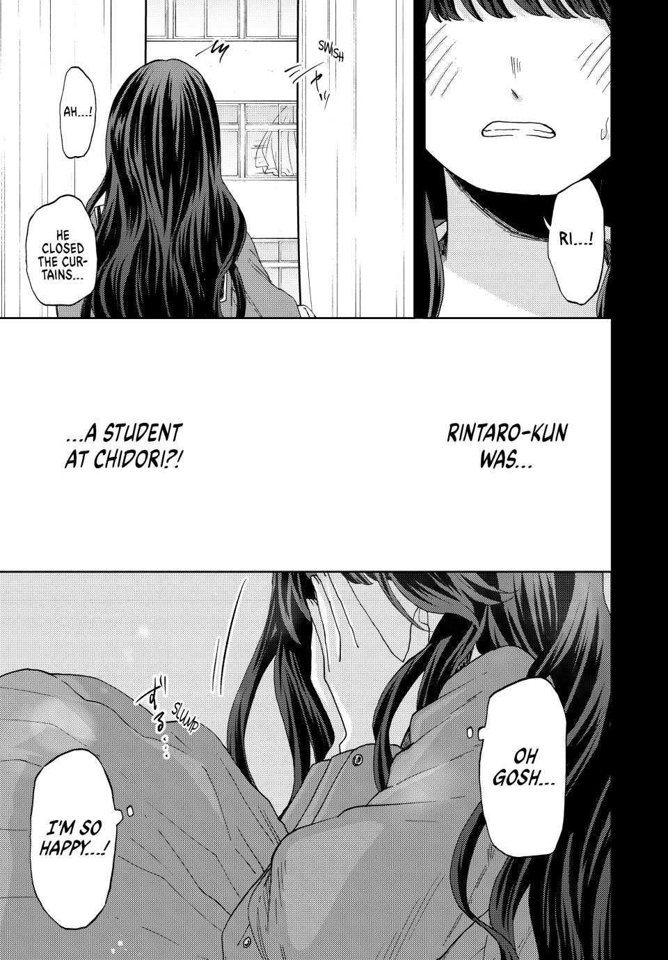 The Fragrant Flower Bloom with Dignity Manga Chapter 40 page 22 - Kaoruko and Rintaro