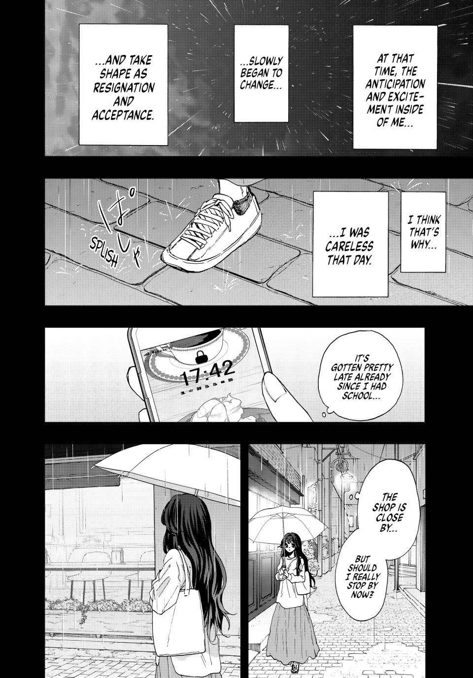 The Fragrant Flower Bloom with Dignity Manga Chapter 40 page 8 - Kaoruko and Rintaro